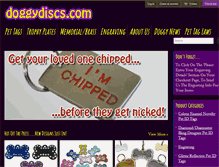 Tablet Screenshot of doggydiscs.com